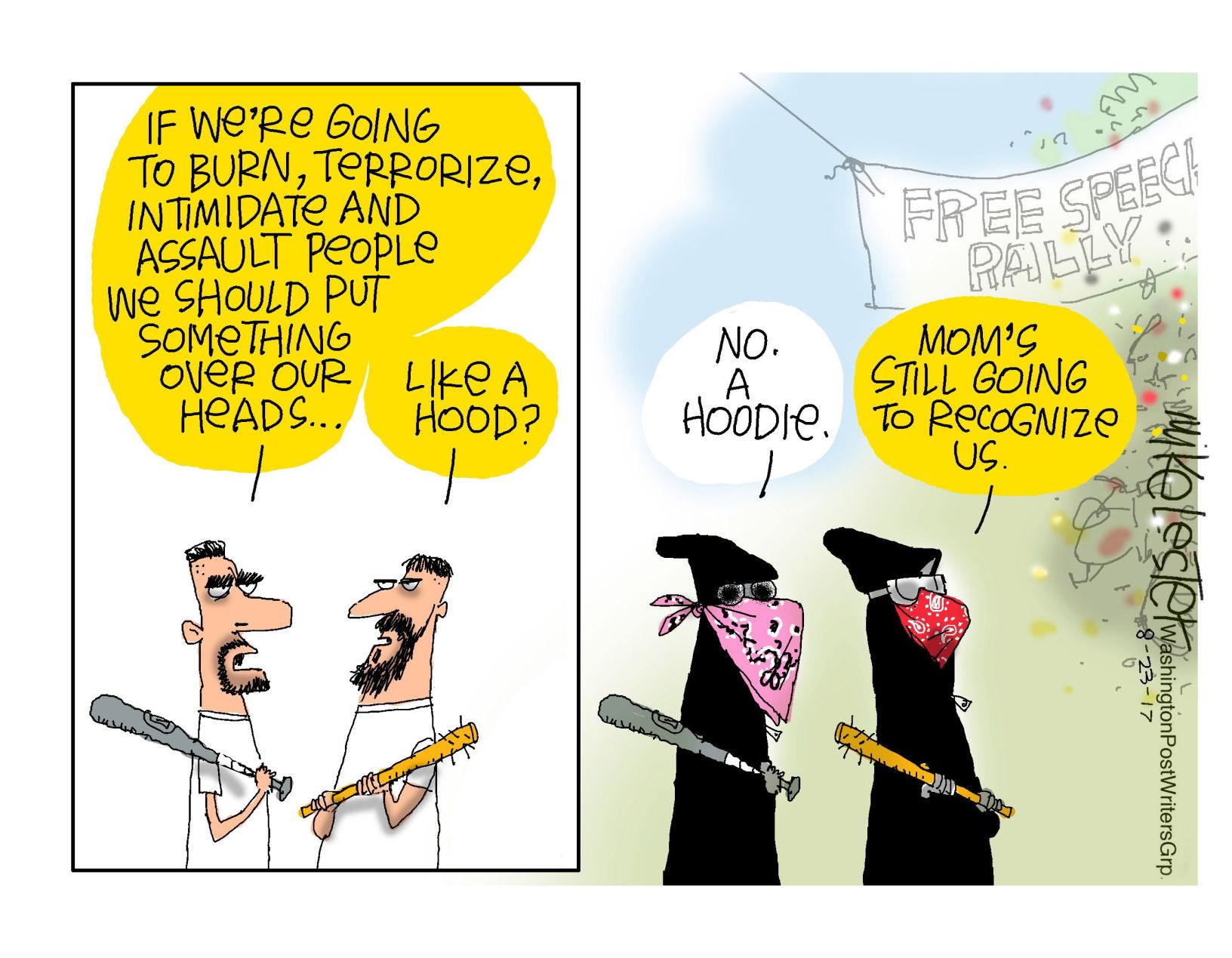 Mike Lester cartoon